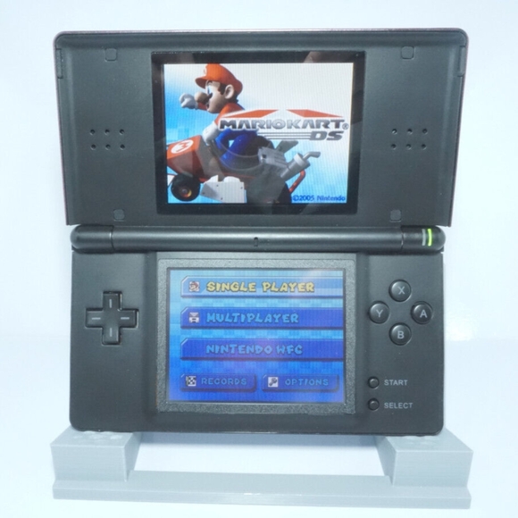 Nintendo DS Lite Crimson Red / Black Handheld Gaming System w/ Charger & Stylus - Picture 2 of 9